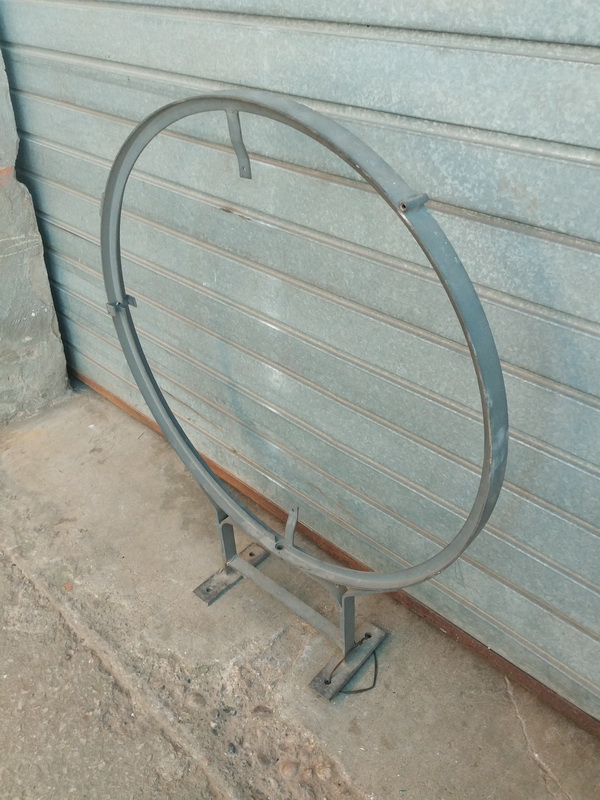 estructura reloj xl brazo pared metal o79x99 1u